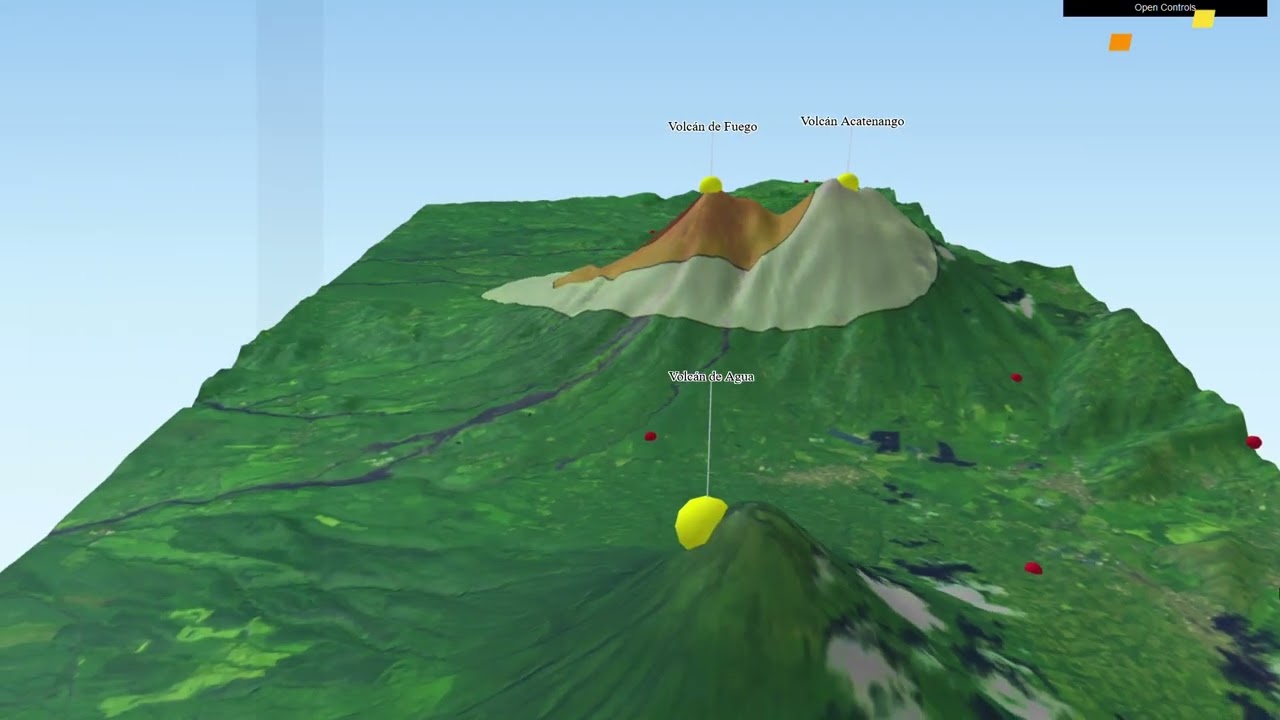 Caída de ceniza del volcán de Fuego del 12 al 18 de abril del 2024