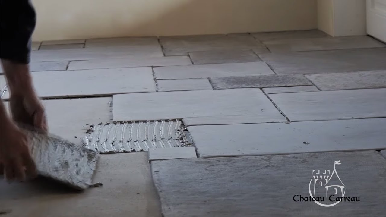 Landelijke Chateau Carreau | Bourgondische Dallen | Calais Verwerking Vloertegels