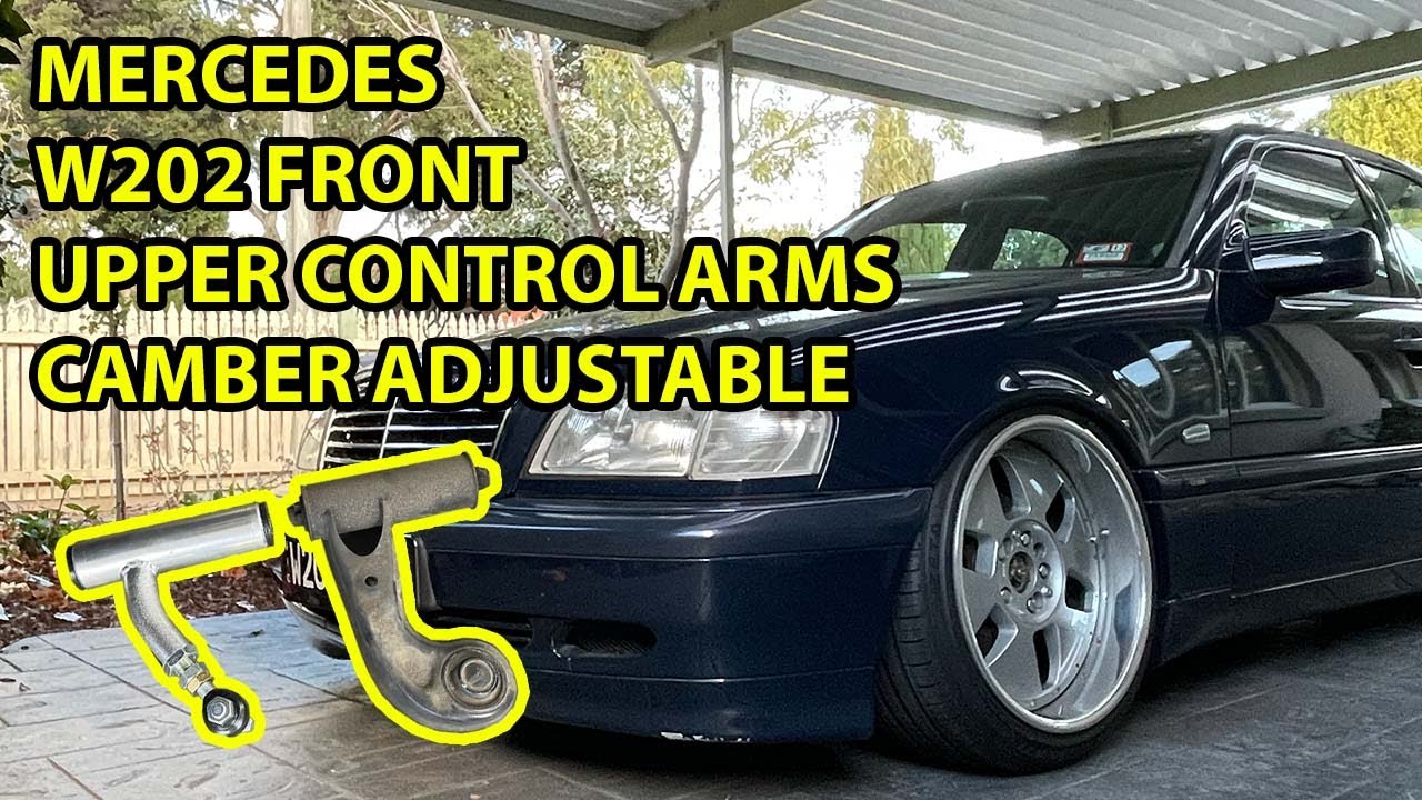 MERCEDES W202 *CAMBER KING* INSTALL Upper Control Arms