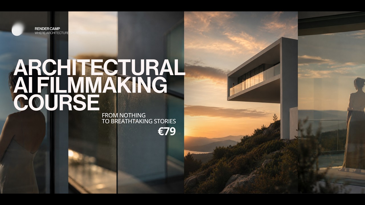 Architectural AI Filmmaking Course &mdash; From a Single Image to a Complete Cinematic Film