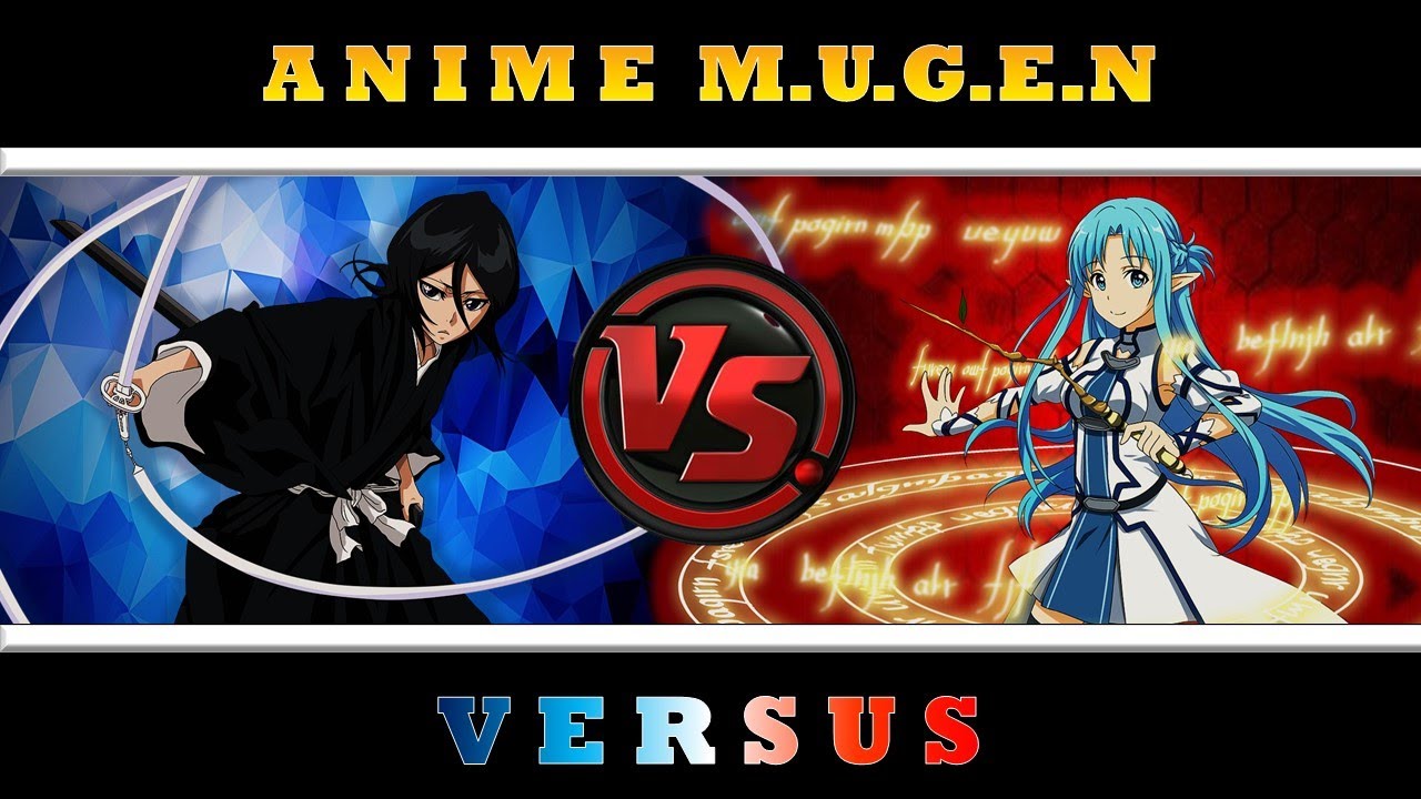 PERTARUNGAN SENGIT!!!! : Rukia Kuchiki vs Asuna Yuuki (ALO) (Mugen AI vs AI) Gameplay