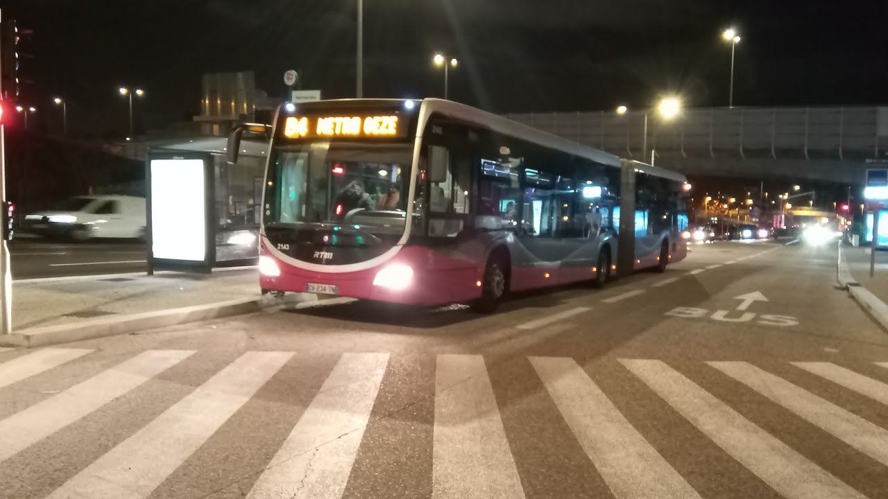 Full KICKDOWN 🔥 Mercedes citaro g C2 bhns sur la ligne B4 destination métro la fourragère 