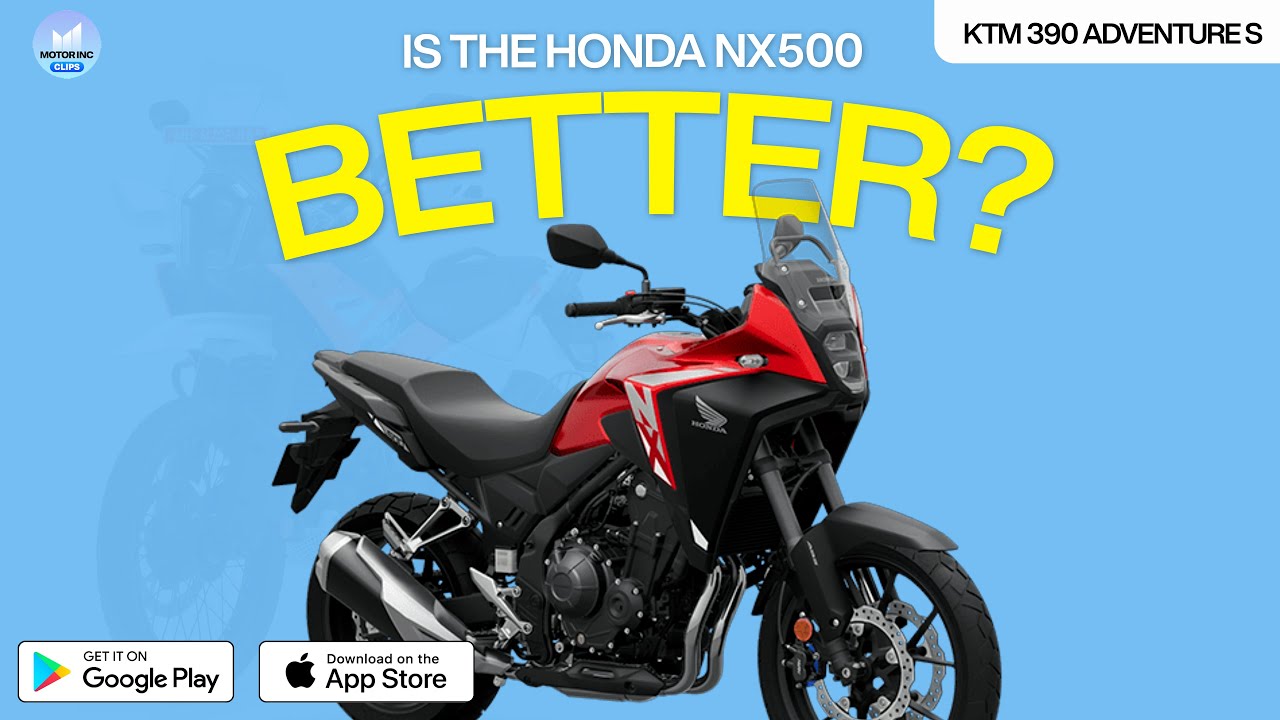 Is Honda NX500 better than KTM 390 Adventure? | #MotorIncClips