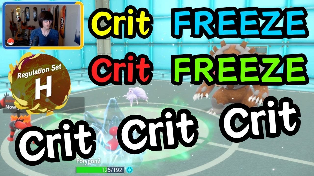 CRIT FREEZE FOREVER! Pokemon VGC Competitive Reg H Battle