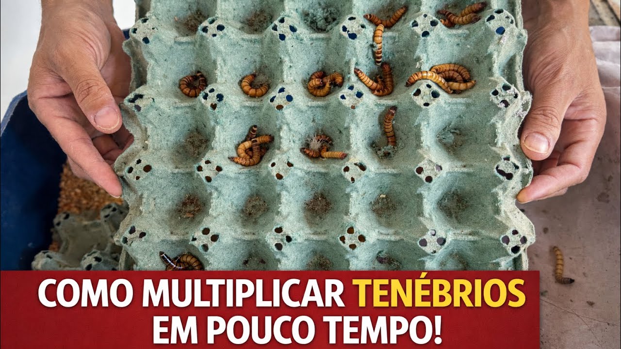 Passo a passo - como multiplicar Tenébrio gigante em pouco tempo!!!