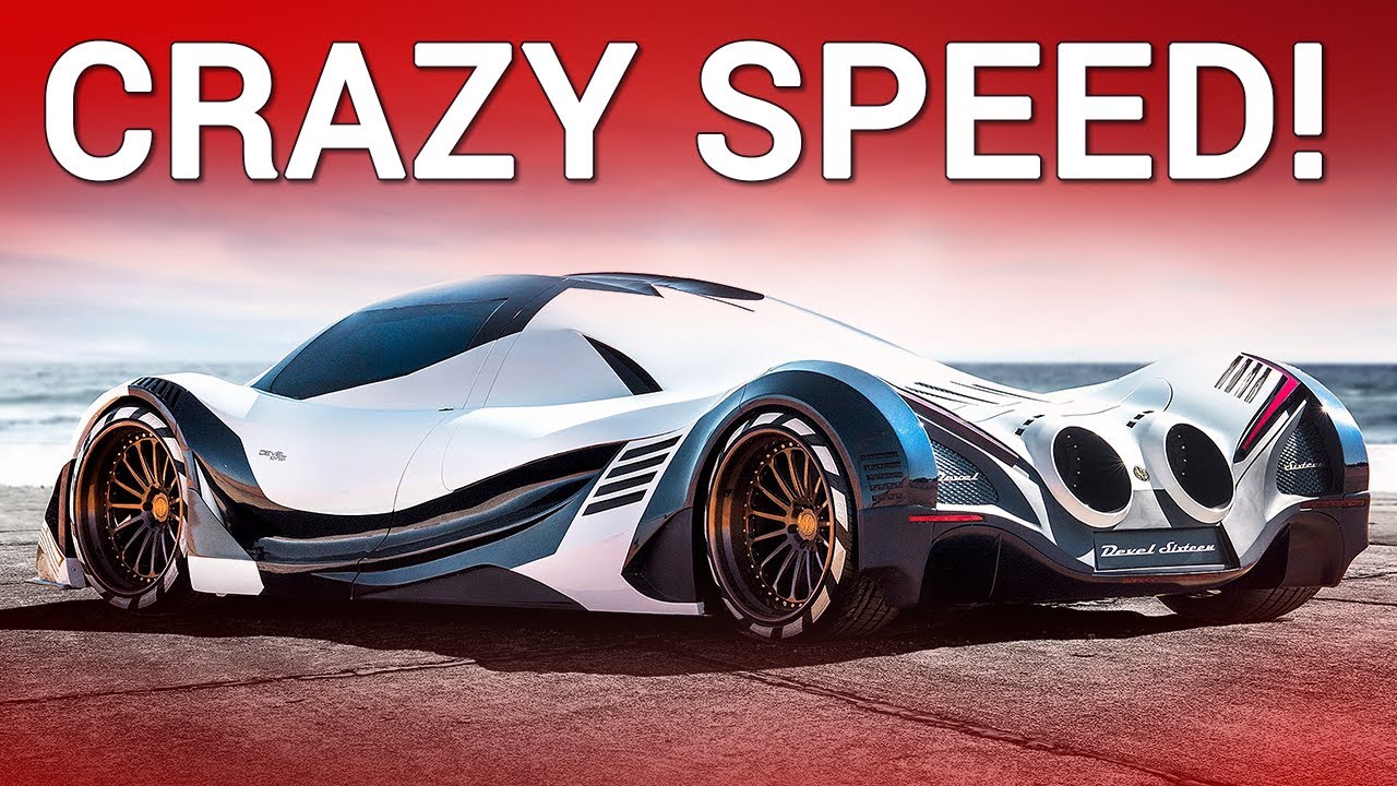 CRAZY! 350mph DEVEL SIXTEEN Top Speed testing