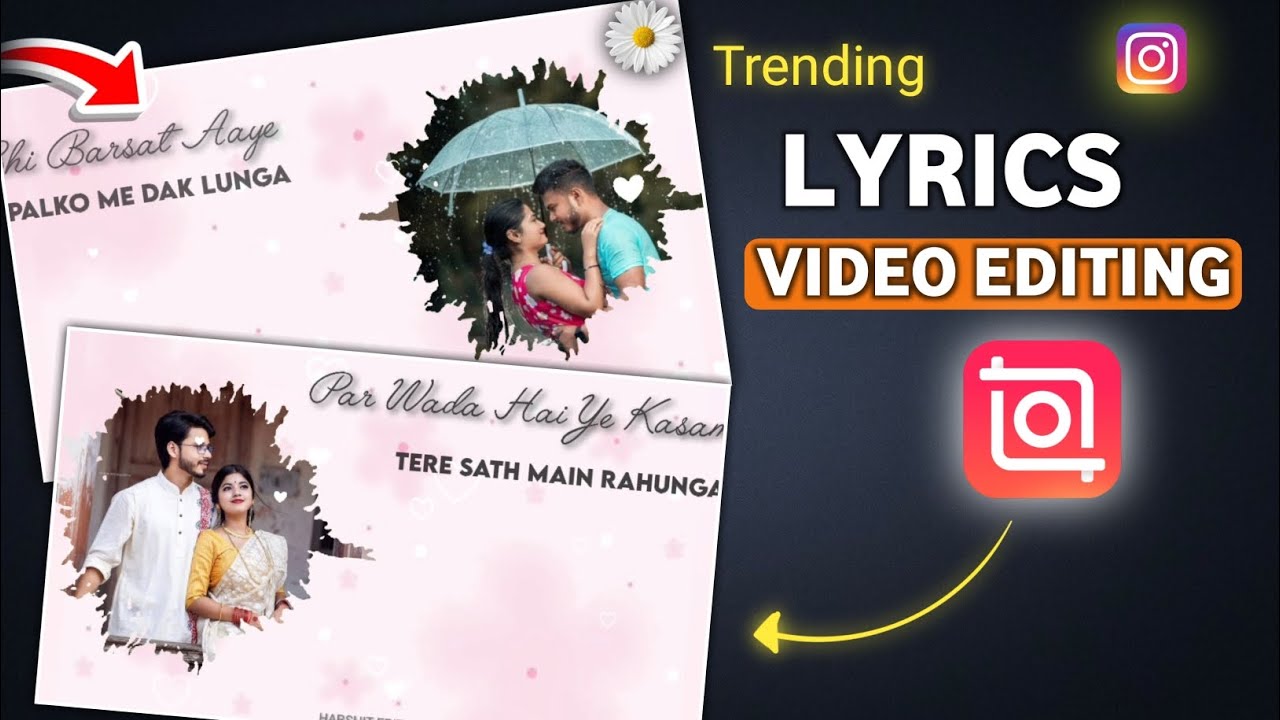Trending Lyrics Video Editing Inshot | Trending Video Kaise Banaye 