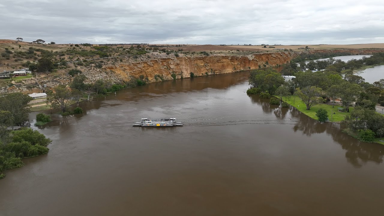 Floods - Murray River - Rising Flood Waters, Walker Flat SA