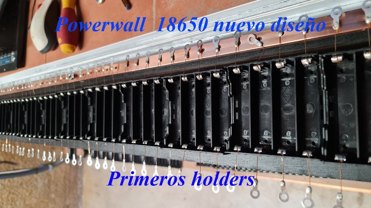 Powerwall 18650 DIY ,nuevo diseño III .Casa a pilas. Fronius&Victron. Batería TESLA artesanal.