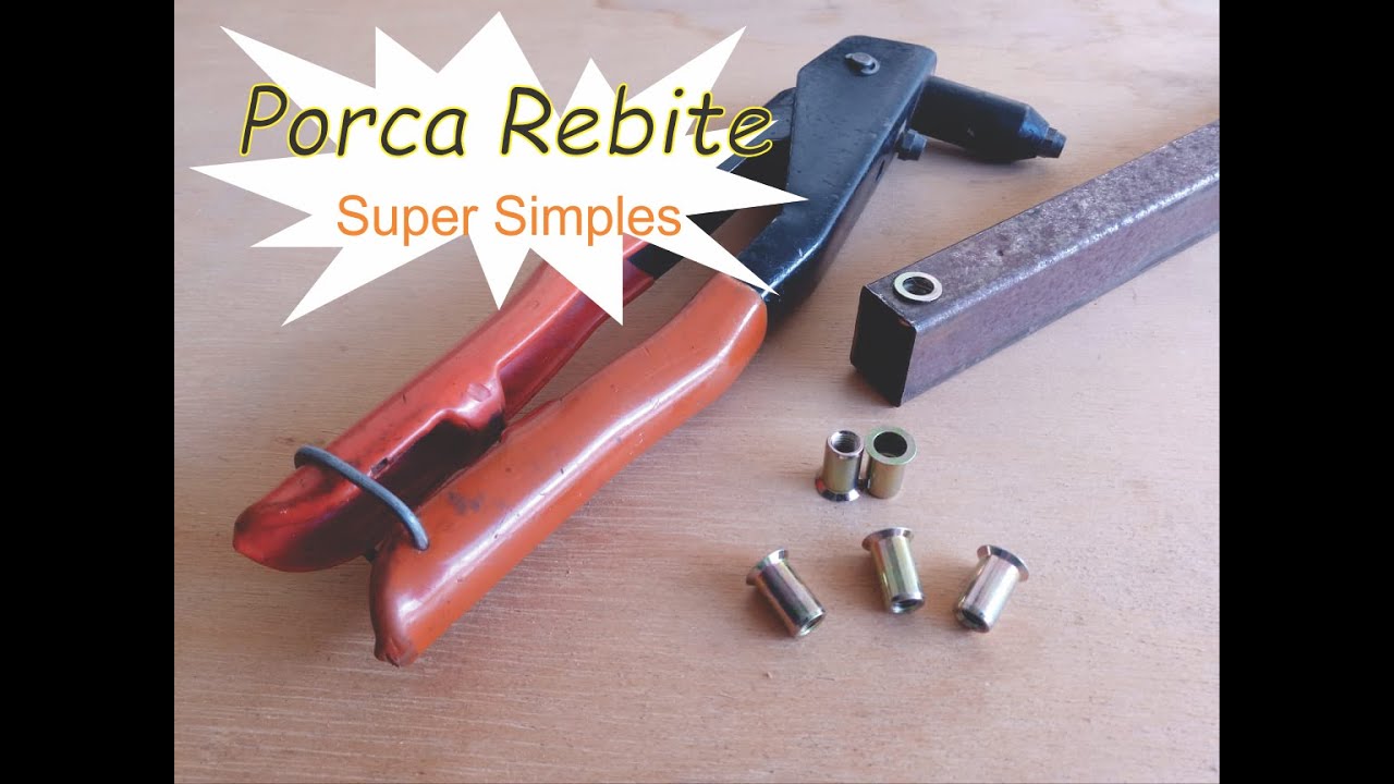 Porca Rebite - Maneira super simples de instalar