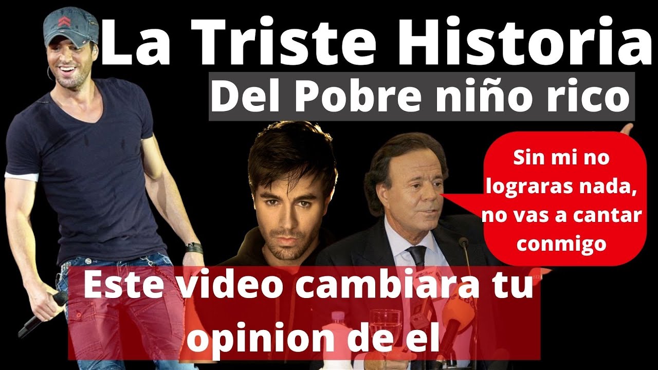 La Triste Historia de Enrique Iglesias, La Dificil Relacion con Su Padre