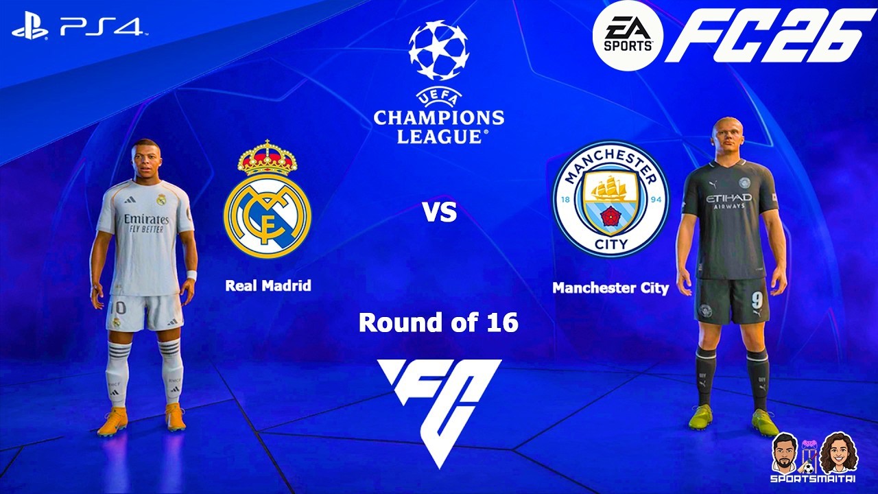 Real Madrid vs Manchester City Predictor FC 26 - Champions League 2026 Round of 16 First Leg Preview