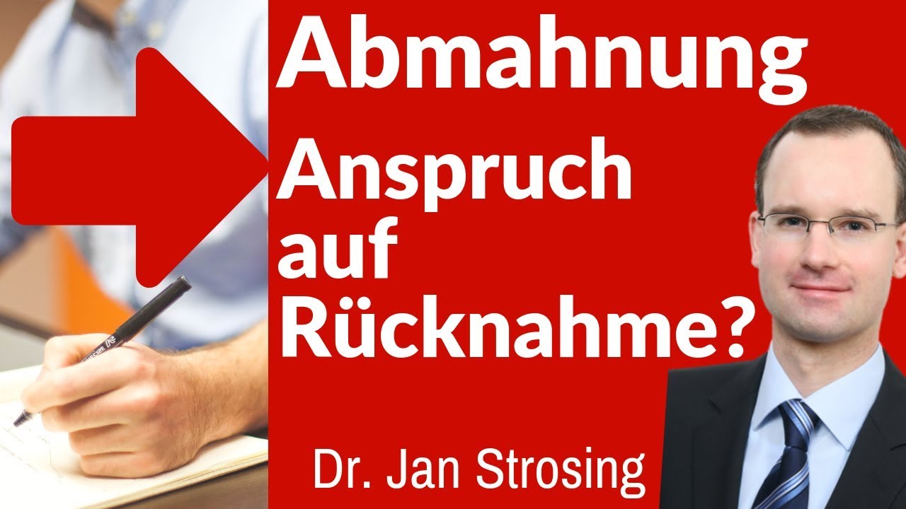 ►Abmahnung Gegendarstellung oder Anspruch auf Rücknahme ?  | ✔ e-Learning Arbeitsrecht