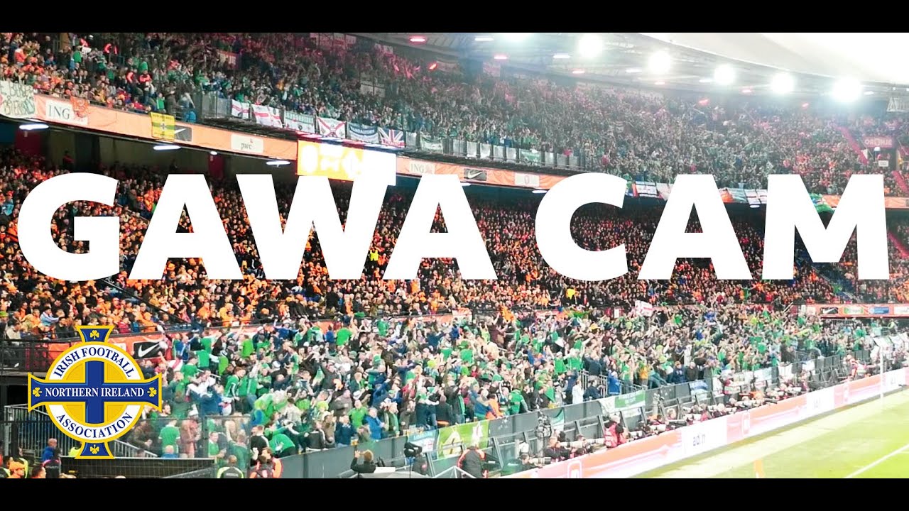 Northern Ireland fans' unbelievable support against Netherlands. That goal reaction!