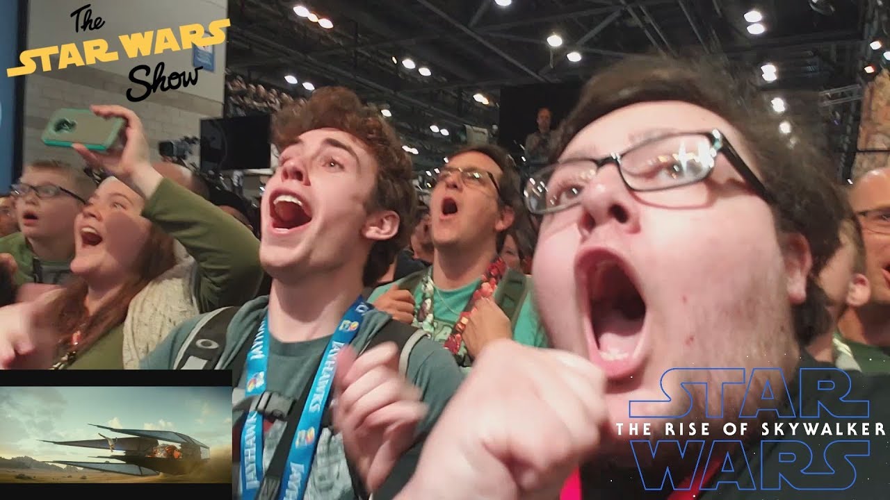 Star Wars: Rise of Skywalker Teaser REACTION at Star Wars Celebration Chicago 2019
