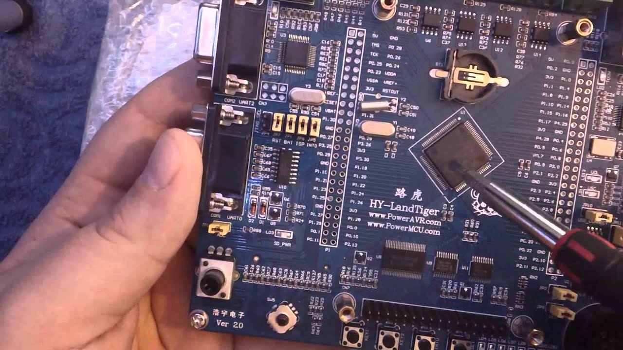 Mikrokontroler NXP LPC1768 (ARM Cortex-M3) - Interfejsy na płytce deweloperskiej - Część 2