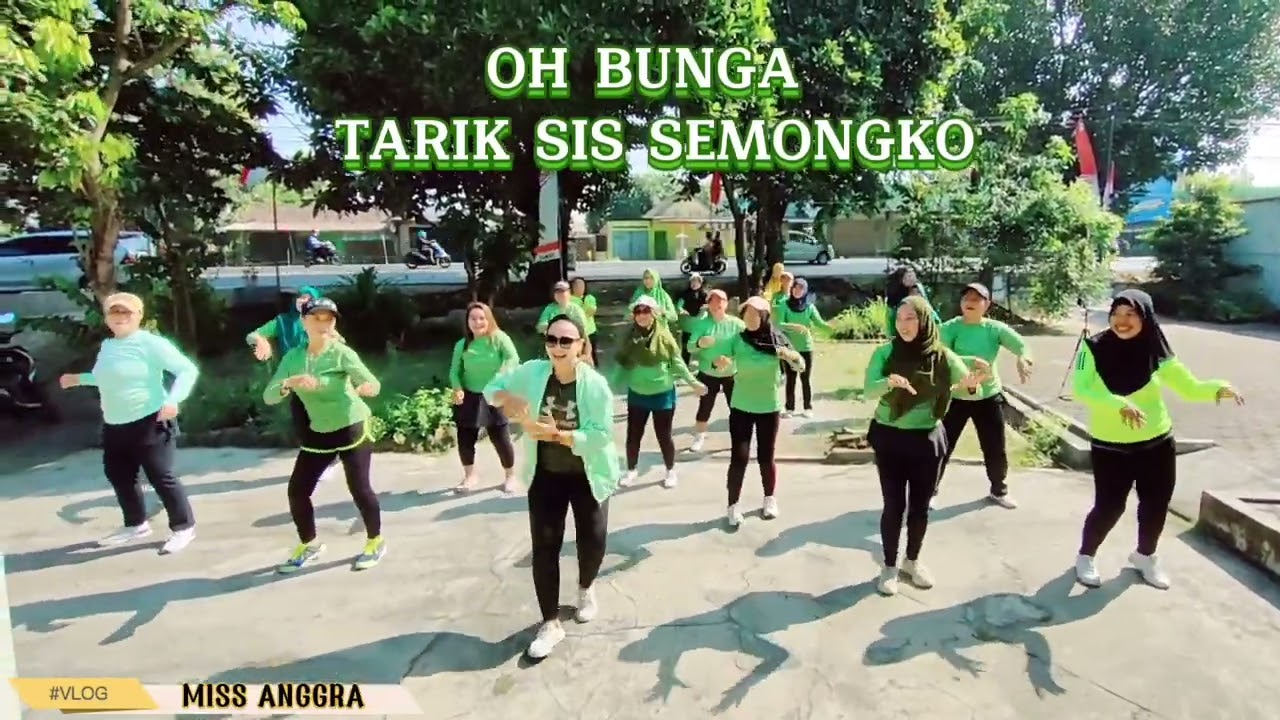 DANGDUT KOPLO TARIK SIS SEMONGKO || OH BUNGA || KREASI BY MISS ANGGRA