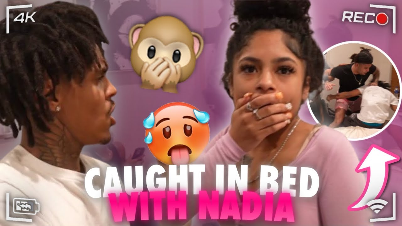 Getting caught in bed with @Allboutnadia PRANK😱 WHILE HER BROTHER IS HERE👀 *GETS HEATED FAST*