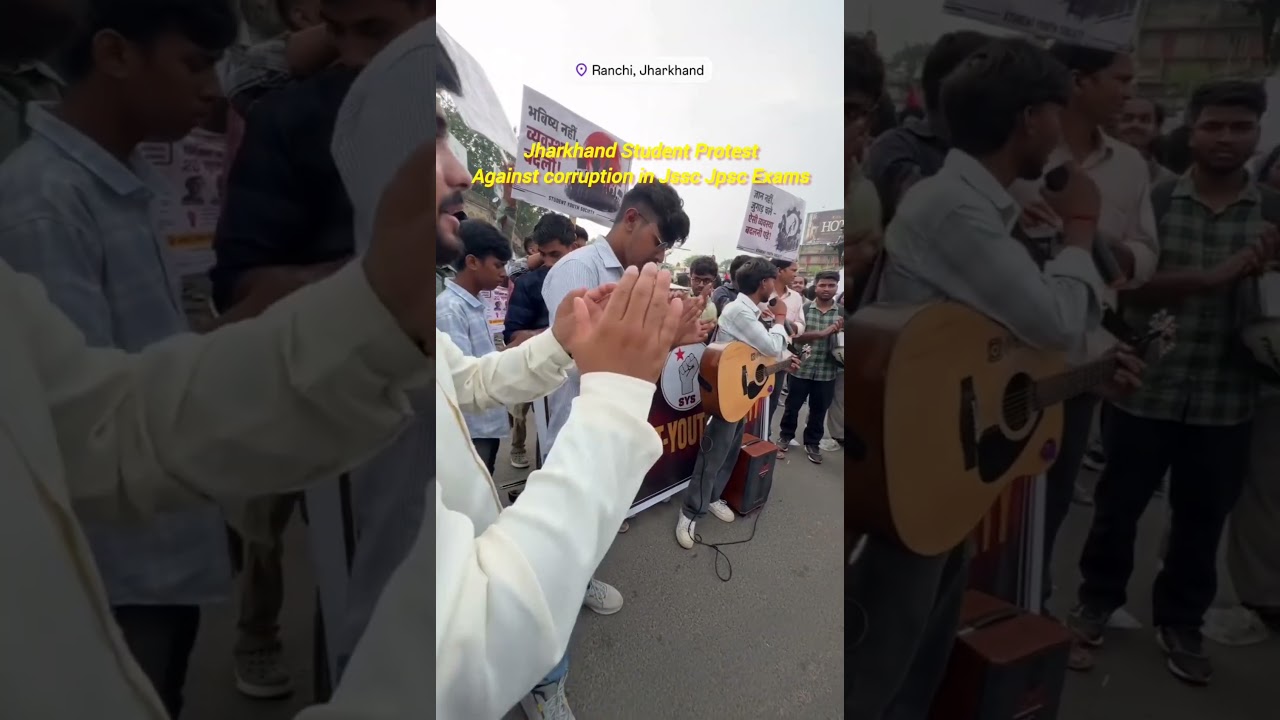 August 4, 2026 | Student Protest in Jharkhand against Paper leak | Jaipal Singh Munda Stadium Ranchi