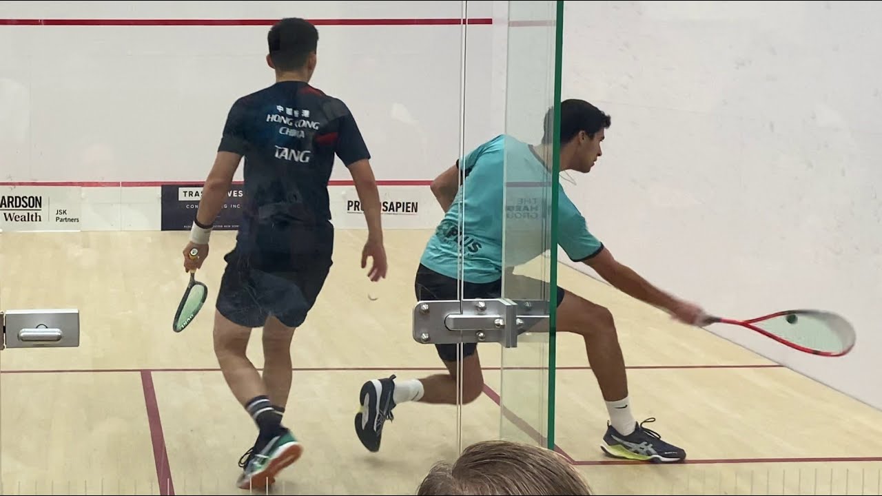 Salah Eltorgman v Tang Ming Hong--Richardson Wealth Pro Squash 2023