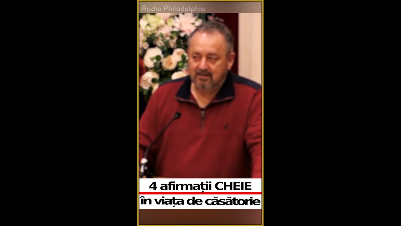 4 Afitmații CHEIE &icirc;n viața de căsnicie... // Emil Bartoș #shorts