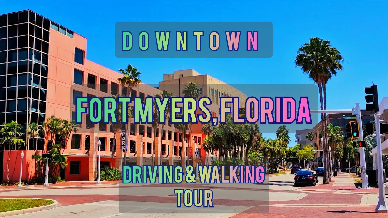 Downtown Fort Myers, Florida | Driving & Walking Tour HD | Hidden Gem on the Gulf Coast!