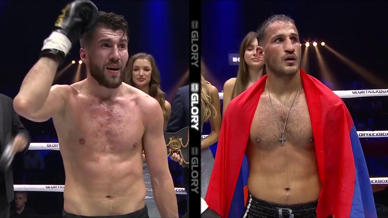 Harut Grigorian makes first successful welterweight title defense - GLORY 54
