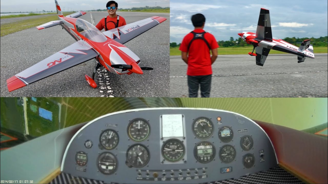 Extra NG 103” Pilot-RC Flown by Ryu / the video show you the amazing cockpit view like a real plane