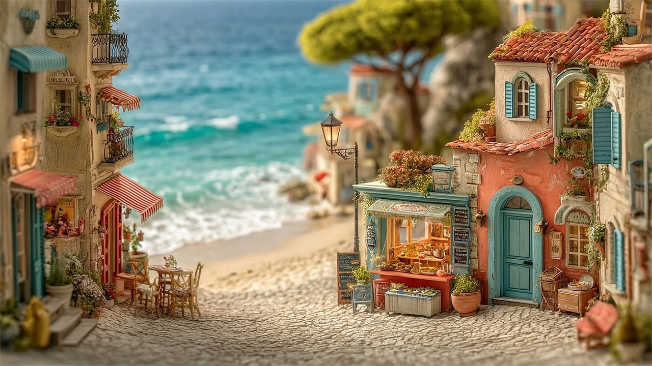 Miniature Seaside Diorama | Lofi Music for Focus & Relaxation