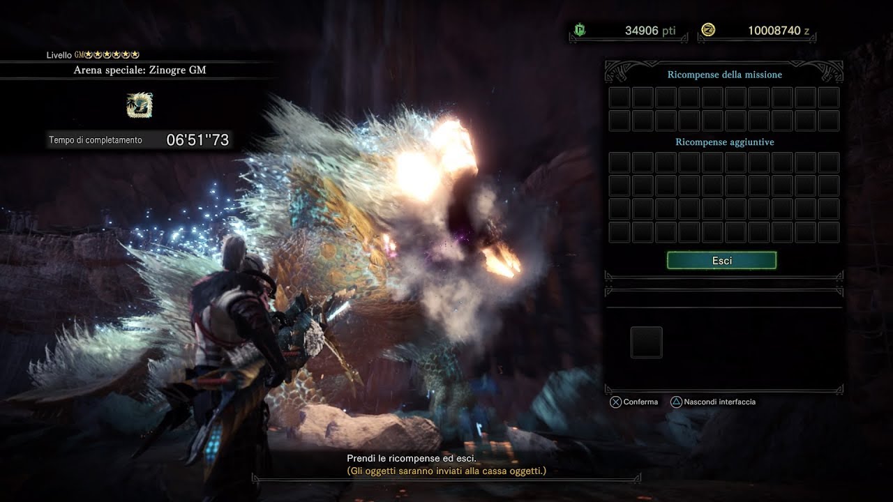 [MHWI] ZinoHBG  vs Zinogre Speedrun  &curren; 06'51