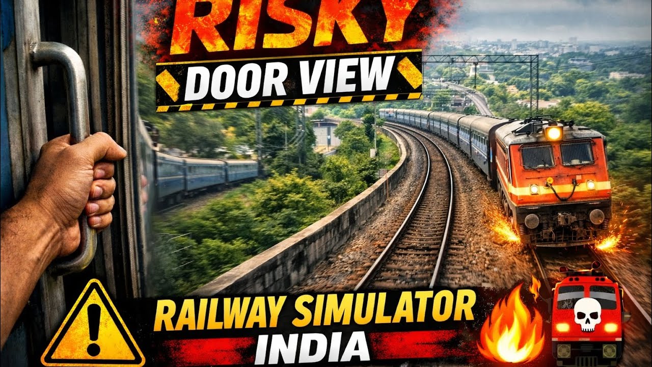 Night view | Railway simulator India 
