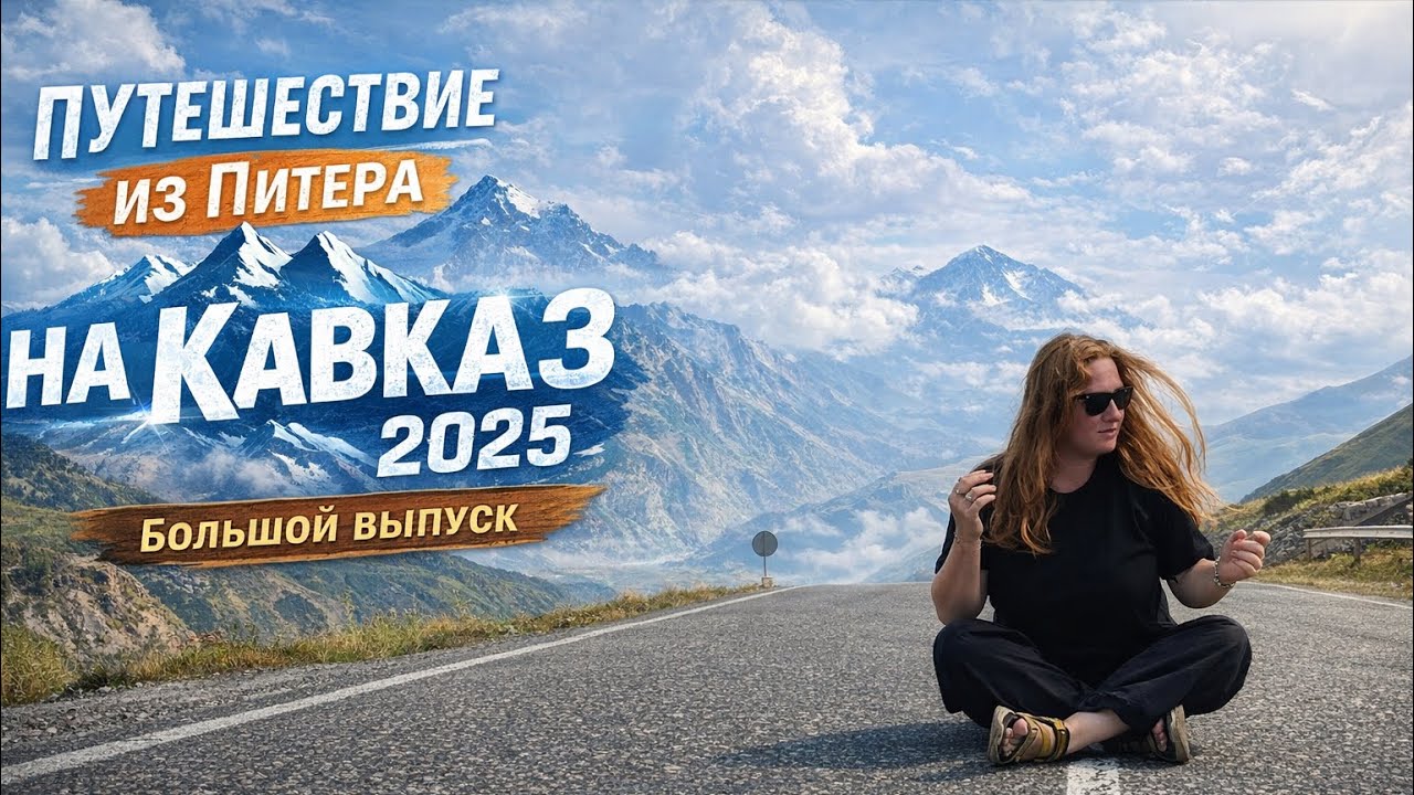 Путешествие из Питера на Кавказ 2025