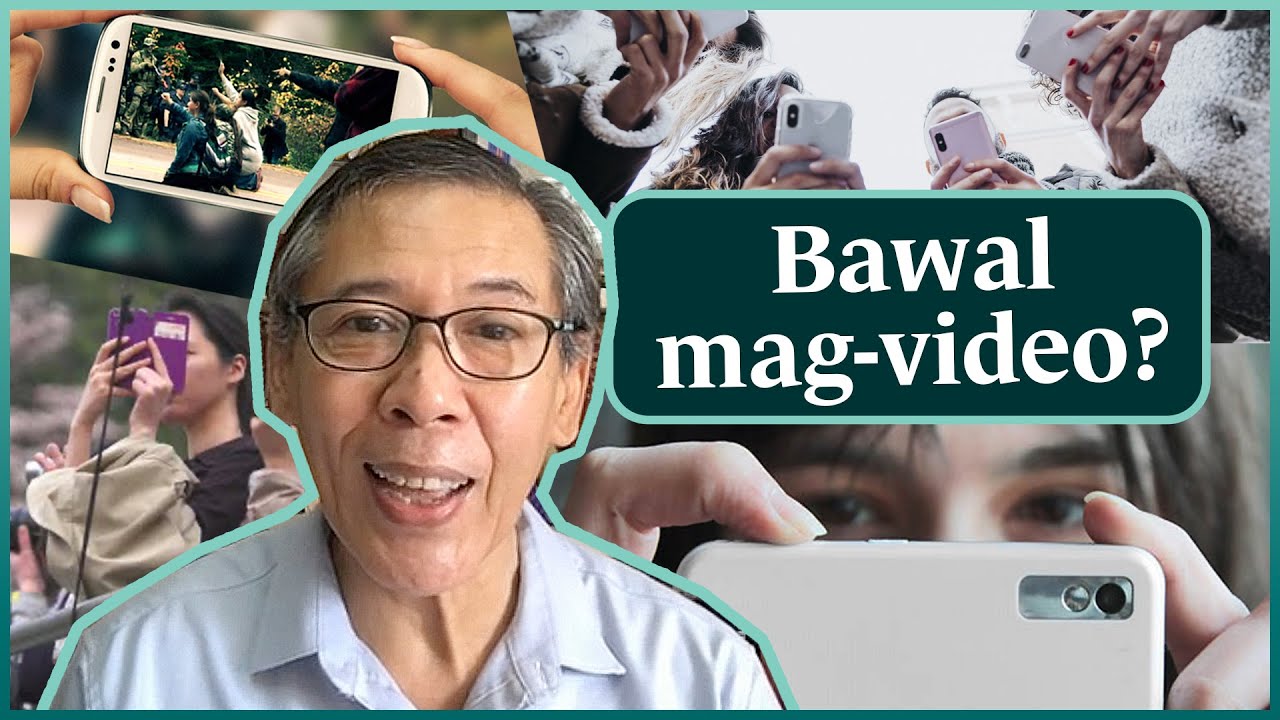 Bawal ba magvideo ng tao nang walang paalam?