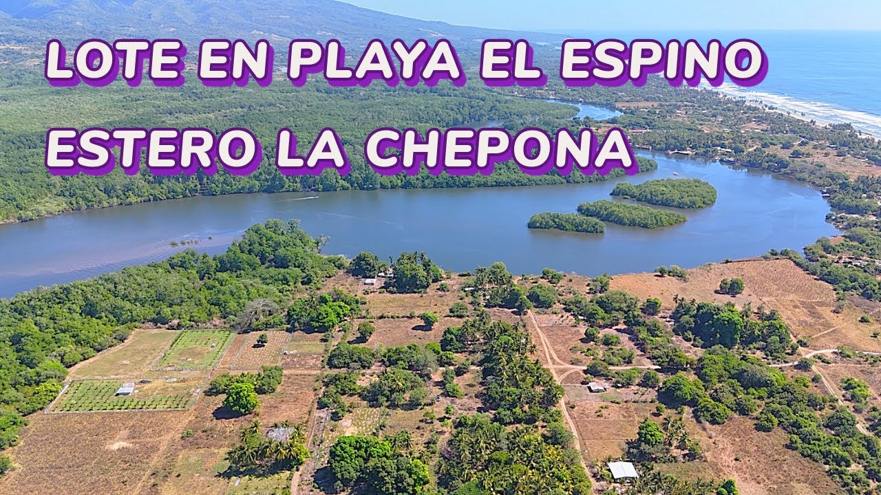 Se Vende Lote en Playa El Espino cerca de La Chepona con Acceso al Mar $36,000 Tel +503 7299-8557
