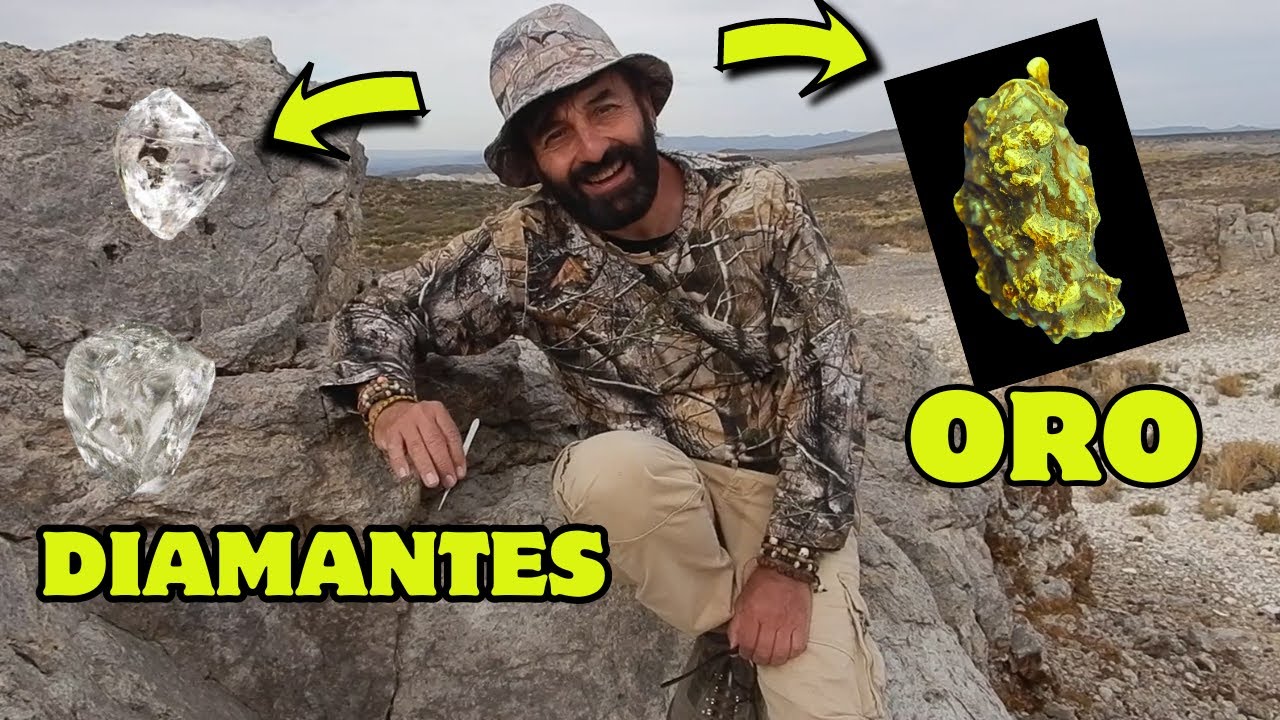 Extraigo ORO de una Enorme Piedra y Encuentro Diamantes en Vaca Muerta La Patagonia Argentina