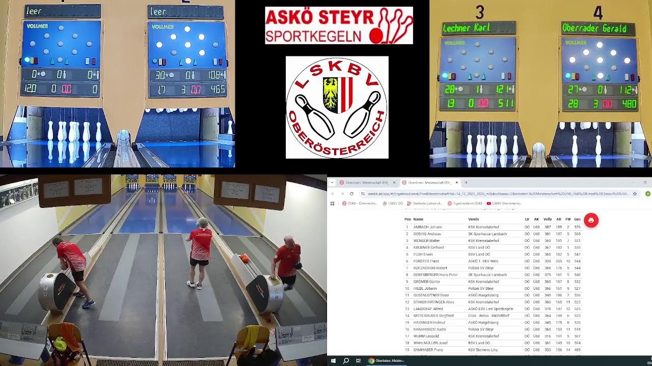 LM Ü50/60 Herren Vorrunde 090126