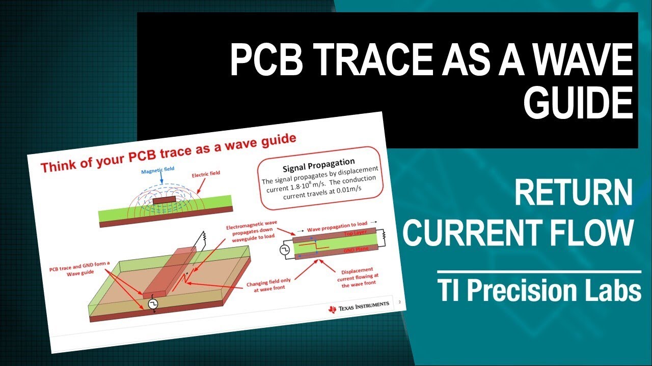 PCB trace as a wave guide
