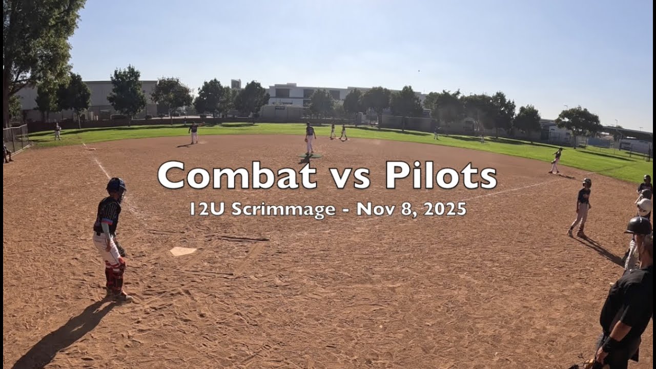 Combat Baseball v Pilots 12U