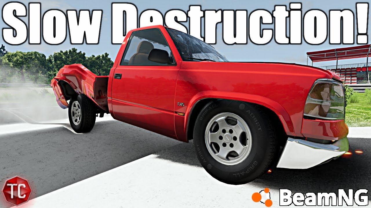 This BeamNG.Drive Map SLOWLY DESTROYS Your Vehicle!