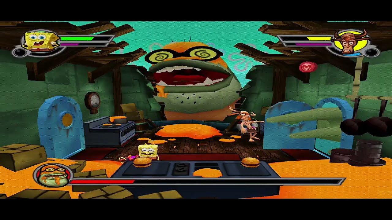  ✅All bosses Spongebob Squarepants Featuring nicktoons : Globs Of Doom