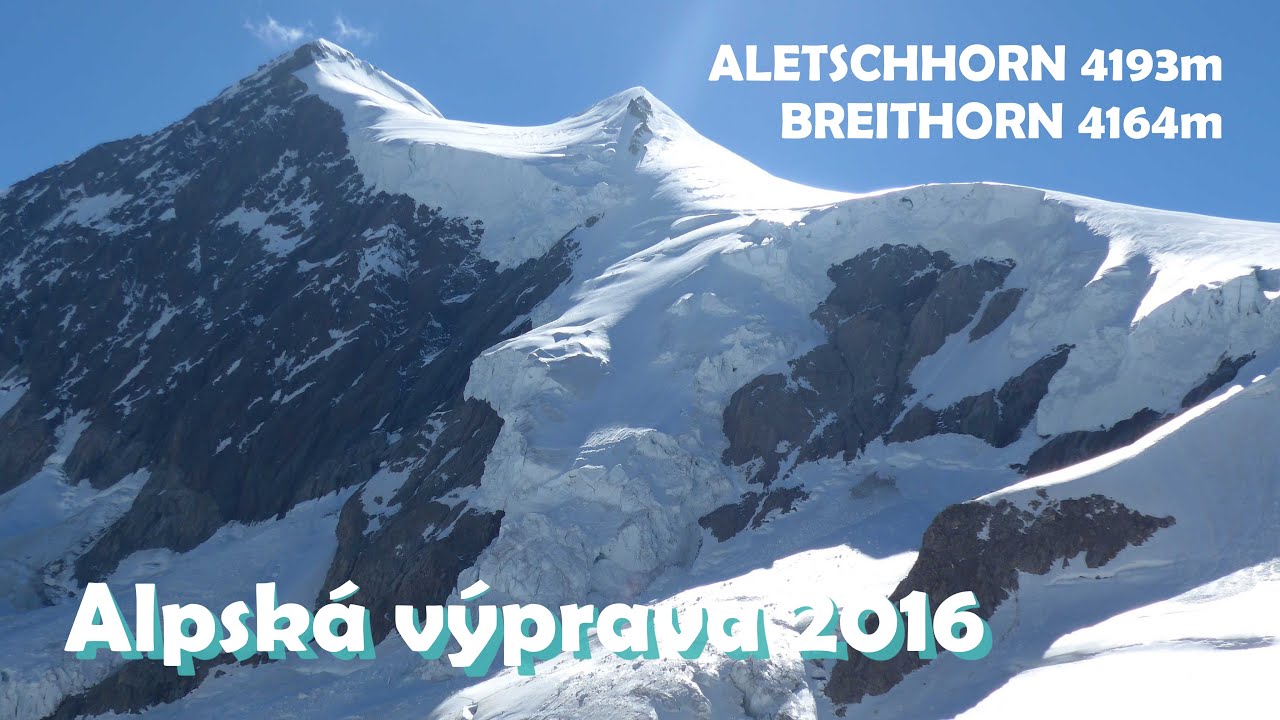 Aletschhorn 4193m , Breithorn 4164m