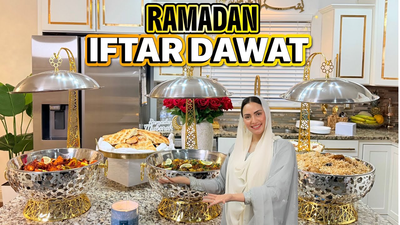 My First Ramadan Iftar Dawat at Home | Cooking & Preparing for My In-Laws🤗❤️