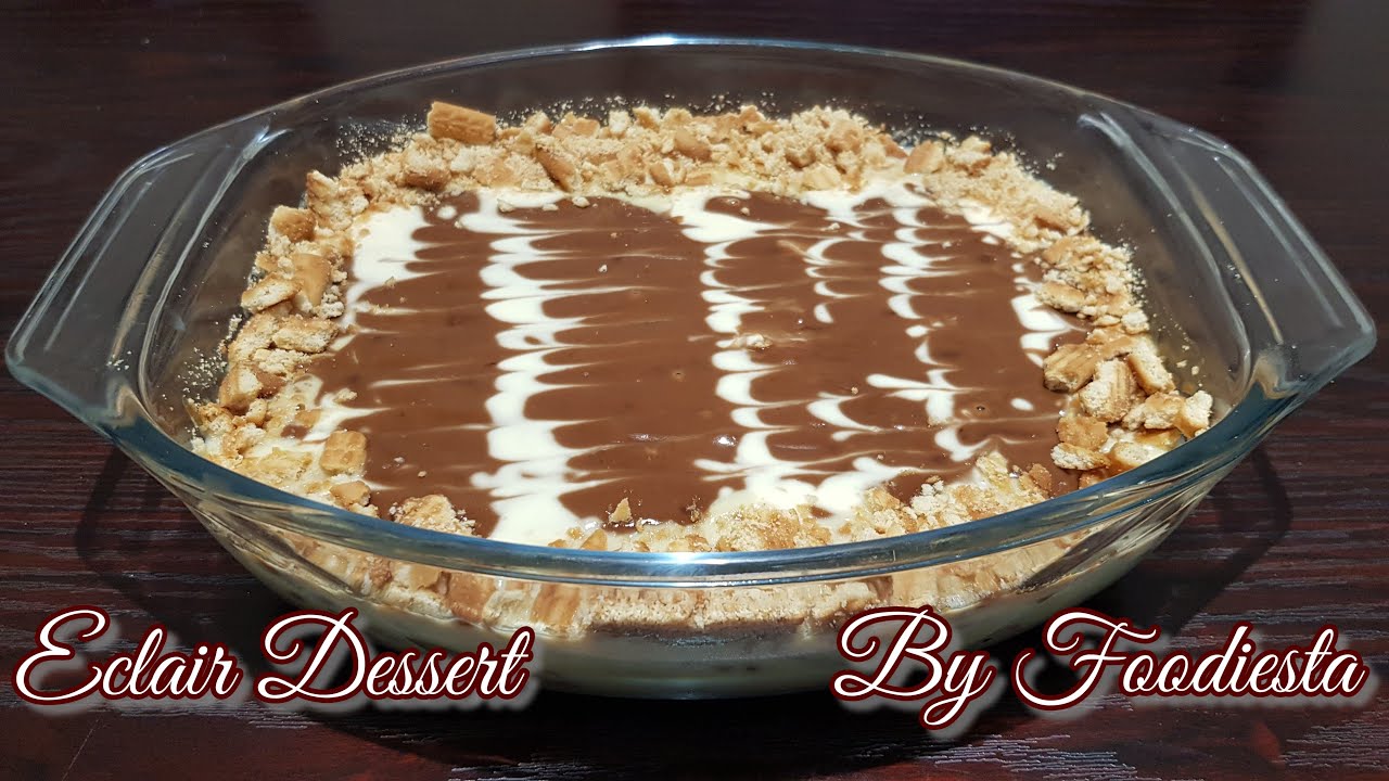 How to make Eclair Dessert | No Bake Cake | By Foodiesta