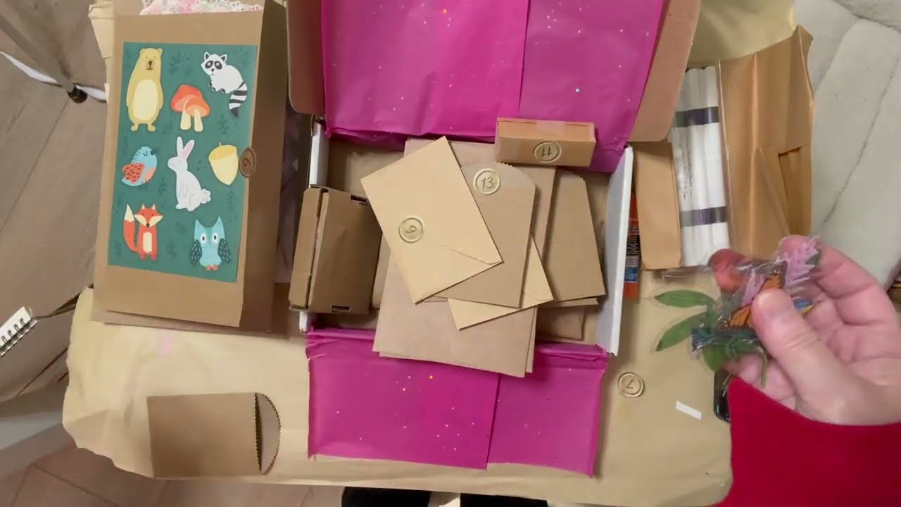 UNVEILING MIXED MEDIA TREASURES FROM MY CUSTOM 25 DAY JUNK JOURNAL ADVENT CALENDAR