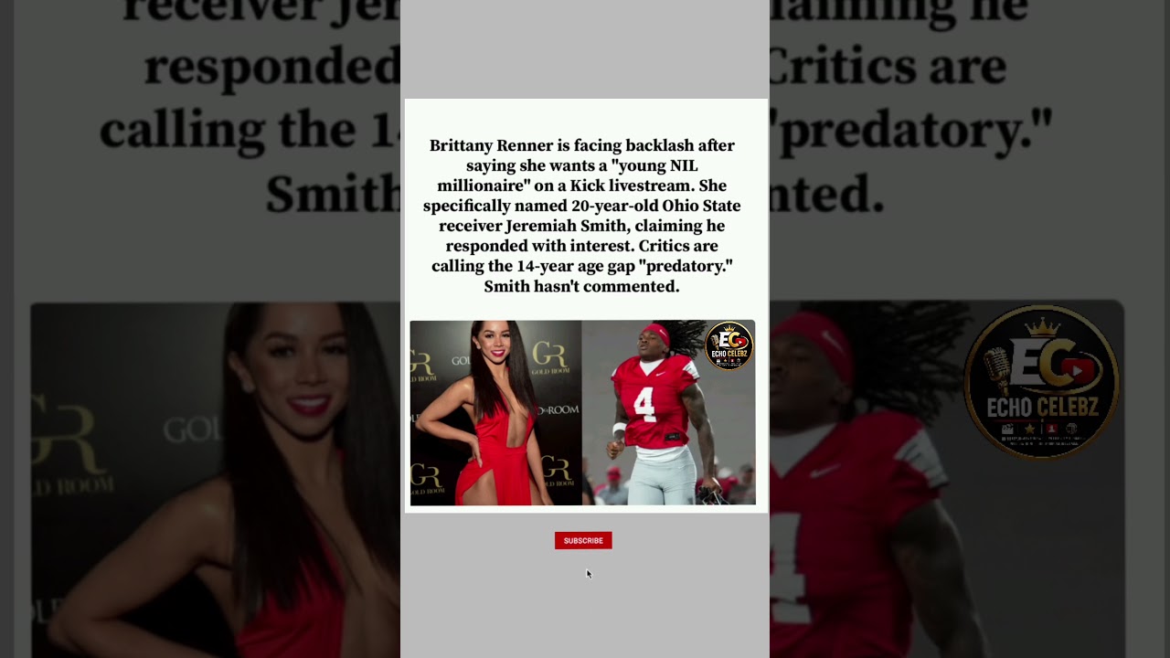 Brittany Renner Wants Young NIL Millionaire 😳 #breakingnews #celebritynews #nfl