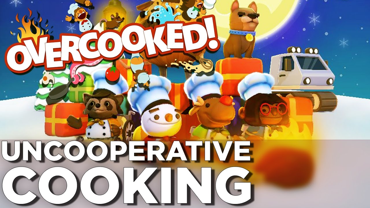 Cooking with FIRE - OVERCOOKED Festive Seasoning DLC Gameplay