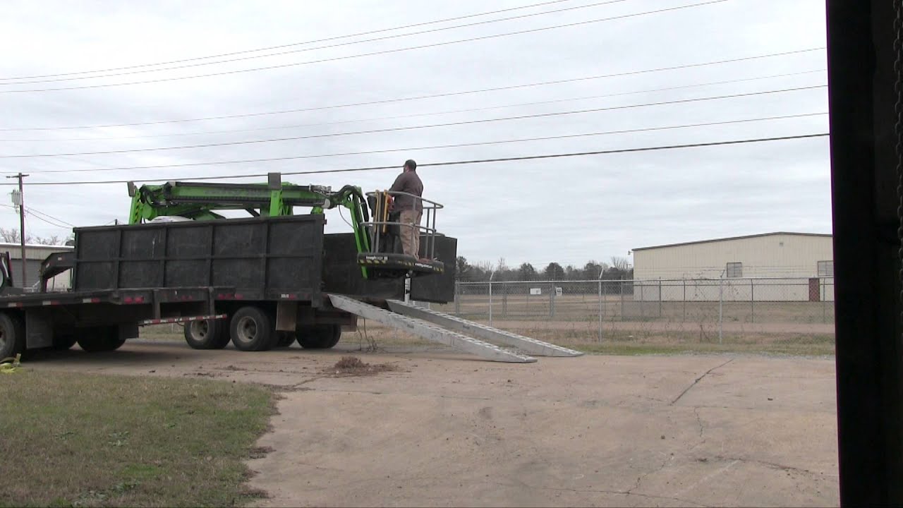 SD64 Loading in Dump Trailer