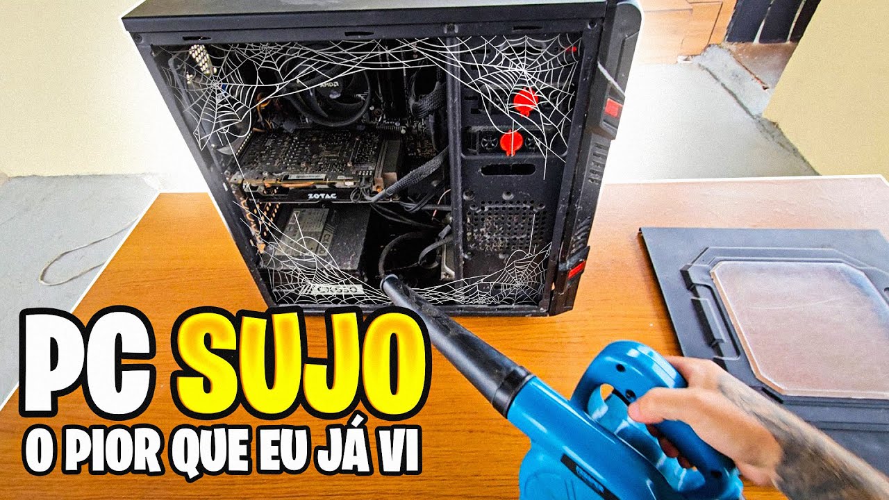 ACHOU O PC GAMER NO LIXO? Dicas de manutenção e limpeza!