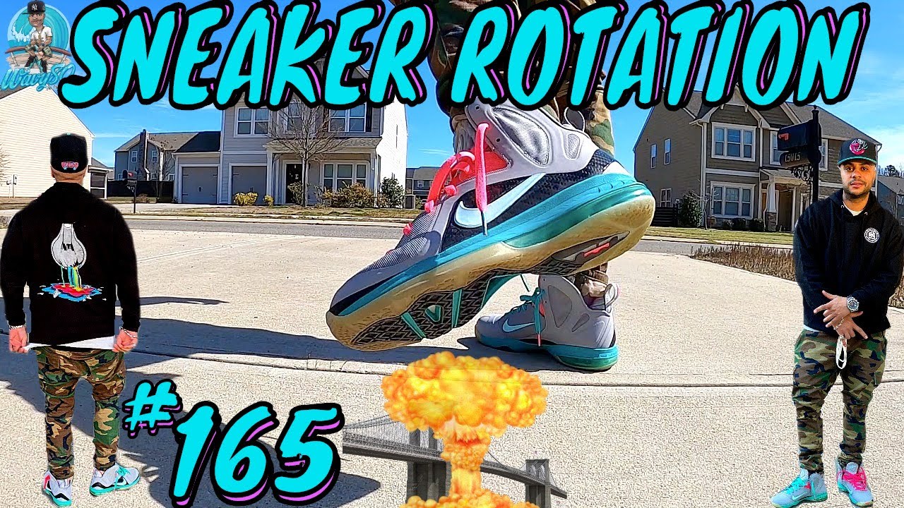 WEEKLY SNEAKER ROTATION #165 | NIKE LEBRON 9 PS ELITE SOUTH BEACH | REPORT TO BRIDGE!!!