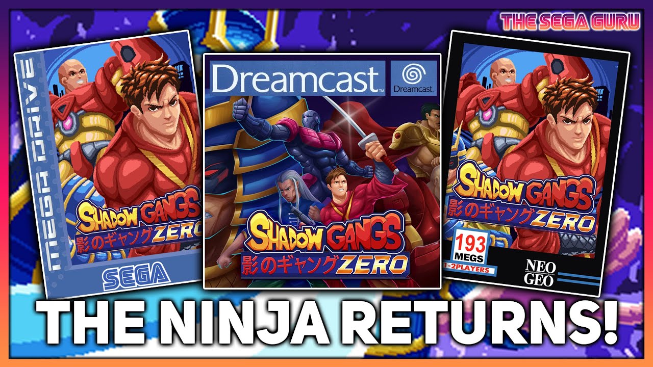 Shadow Gangs Zero - The Ninja Returns! For Sega Dreamcast, Mega Drive, NeoGeo and more!